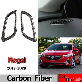 Za Buick Regal 2017-2020 Pravi Ogljikovih Vlaken 3D Nalepke armaturni Plošči, klimatska Naprava Vent Trim Notranjost Avtomobila Dodatki
