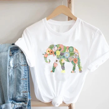 Ženske Tiskanje Kaktus 90. letih Mujer Camisetas Dekle Priložnostne Ulične Modna Oblačila Natisniti Tee Vrh Tshirt Ženske Graphic T-shirt