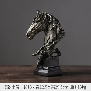 Smole Skulpturo Konja Preprost Stil Doma Kiparstvo Obrti, Vina Kabineta, Dekoracijo