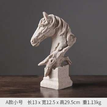 Smole Skulpturo Konja Preprost Stil Doma Kiparstvo Obrti, Vina Kabineta, Dekoracijo