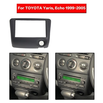 Avtomobilski Stereo Radio Fascijo Plošča Trim Komplet 2 Din Okvir Dvd Navigacijsko Ploščo za Zvok, za Toyota Yaris Echo Vitz Platz 99-05