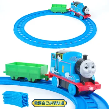 Original Thomas in Prijatelji Anime Diecasts Igrača Vozila Električna sem skladbo mala lokomotiva Igrača za otroke darilo