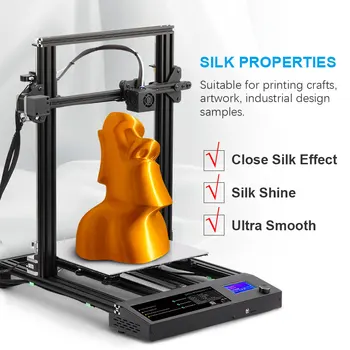 SUNLU Svile PLA Žarilno 1.75 mm Svilene Teksture Mavrica PLA 3D Tiskalnik, ki z Žarilno Gladko 3d Tiskanje Materialov Hitra Dostava