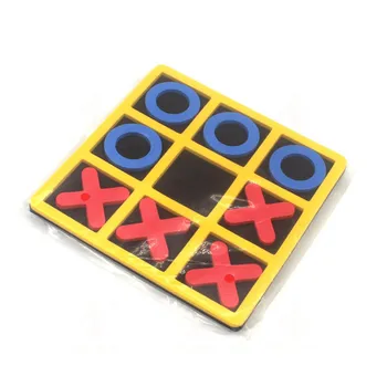Plastični O X Tic-Tac-Toe Šah Otroci Igrače Puzzle Nastavite Možganov Teaser Uveljavljanja Orodje Za Učenje, Razvoj Šaha Otroci Igrače Darilo
