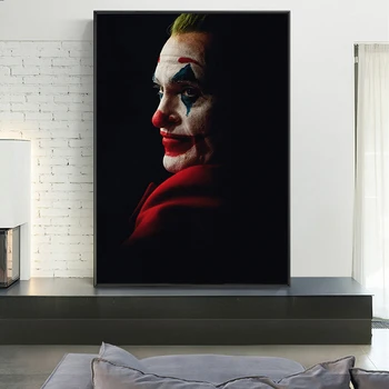 Film Joker Platno Plakat Stripi Platno Slikarstvo Plakatov in Fotografij Stenskih slikah, Cuadros Doma Dekoracijo Soba Dekor