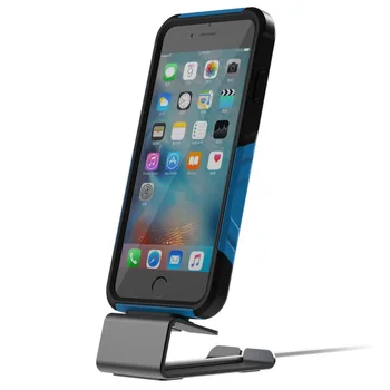 Aluminij Mobilni Telefon, Držalo za Podporo Polnjenje Dock za Airpods Polnjenje Imetnik Telefona Stojalo Namizno Polnilec za iPhone5 6 7 8 x Plus