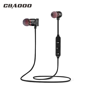 CBAOOO Bluetooth Slušalke brezžične slušalke glasbo, šport bas stereo bluetooth slušalke Magnetni slušalke z mikrofon za telefon
