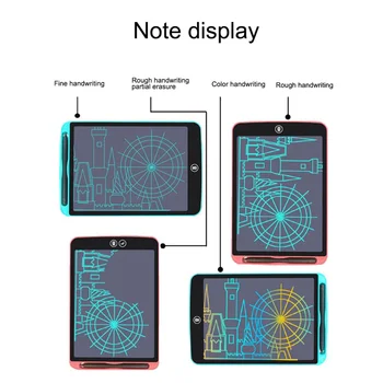 Prenosni 12 Inch LCD Pisni obliki Tablet Digitalno Risanje Tablet Rokopis Blazine Elektronski Tablet Odbor ultra-tanek Odbor