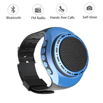 Šport ura Bluetooth Zvočnik MP3 Kartico Prenosni Mini Zvočnik Brezžični Bluetooth Stereo subwoofer Watch Zvočnik
