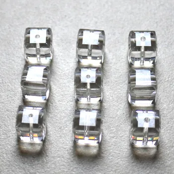 10x10mm AAA Novo elegantno kristalno moda diy nakit biseri 10 mm fancy kocka gladko steklo, kristalne kroglice ustvarite svoj slog