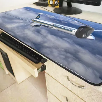 XGZ Oblaki Zrakoplova Velike Gaming Mouse Pad Zaklepanje Rob Mat za Prenosni Računalnik Tipkovnico Desk Dota CSGO pad