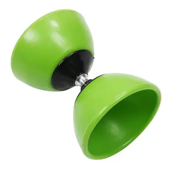 Plastično Posodo Diabolo Žongliranje Predenje Kitajski Yo Yo Klasična Igrača, s Strani Palice Zelena