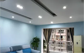 Super Svetla LED Vgrajena Stropna Luč Kvadratnih Navzdol svetlobe COB LED Žarometi, AC AC85-265V Doma Komercialni Razsvetljave