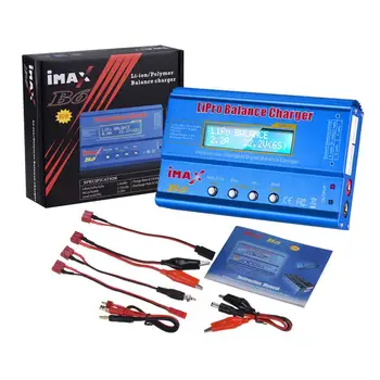 Digitalni iMax B6 80W Baterije Bilance Polnilnik AC Pretvornik Napajalnik DC 12V 5A 6A za Lipo, NiMh, Li-Ion, Ni-Cd, Mini Tamiya Priključek