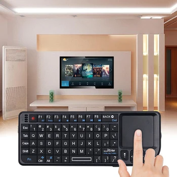 Kebidumei Mini Brezžična Tipkovnica Zraka Miško Za 2,4 G Ročni Touchpad Za igre na Srečo za telefon smart tv box android 2.4 G