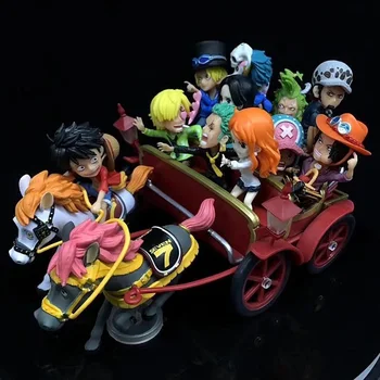 En Kos 20. Obletnico Luffy Mini figuric Ace predstavnica nami-ja Prava Hancock Prevoz PVC slika Igrače Brinquedos Anime 11,5 CM