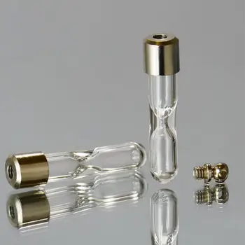 20pieces 30*6 mm peščena ura navoj steklena tehtnica obesek Miniature, ki Želijo Steklenico jasno olje čar, ogrlico, obesek, ime ali riž