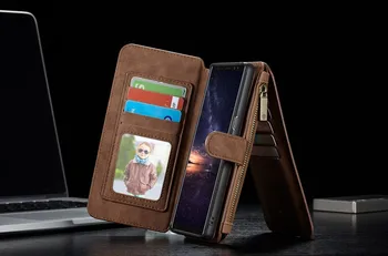 Modna blagovna Znamka, Original Mobilni Telefon Vrečko za Samsung Galaxy Note 8 9 10 Plus Stojalo Denarnice Luxury Compact Pokrivajo Primeru Visoke Kakovosti