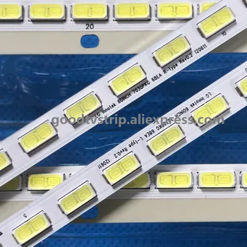 2pcs x Bakclight Edge LED za LG OSTER 60inch 7030PKG 68EA LCD-60LX540A LCD-60LX640A LCD-60LX750A LCD-60LX545A LCD-60LX550A