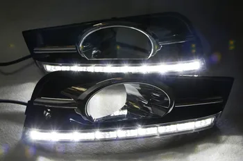 Vodoodporna LED Dnevnih Luči DRL Za Chevrolet Cruze (2009-2012) DRL Meglo Lučka z Vključite Signal Zatemnjena Svetloba