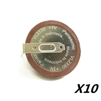 10PCS/VELIKO Izvirno Novo Za PANASONIC VL2330 2330 Polnilna litijeva baterija gumbaste za avto ključ gumb