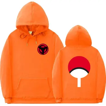 Več stilov Naruto Klasični Japonski Risani Hooded Majica Moški Črno Runo Jesensko Zimski pulover s kapuco puloverju Moških Oblačil