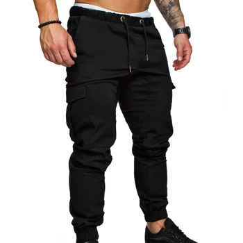 Moške Hlače Joggers Modi Kombinezon Hlače Priložnostne Žepi Prikrivanje Moških Sweatpants Hip hop hlače priložnostne kombinezon hlače
