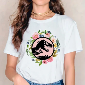 Ženske 2020 Mama Mama Dinozaver Cvet Smešno Print Majica S Kratkimi Rokavi, Oblačila Tshirts Ženska Mati Ženske Grafični Ženski Tee T-Shirt Oblačila