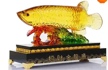 Srečni zlati zmaj ribe in oprema člankov dnevno sobo okras gospodinjski dekoracijo domače in umetnostne obrti