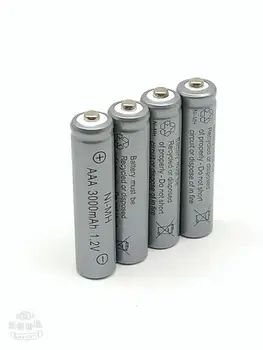 4/5/6/11/12pcs/veliko 3000mAh Ni-MH Baterija AAA NI-MH 1,2 V Nevtralni AAA baterije za ponovno polnjenje baterij Brezplačna dostava