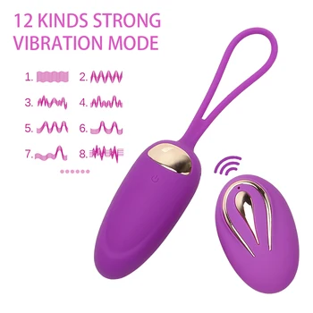 VATINE Brezžični Daljinski upravljalnik Klitoris Stimulator G-spot Sex Igrače za Ženske 12 Hitrosti Vibracijsko Jajce Nepremočljiva USB za Polnjenje