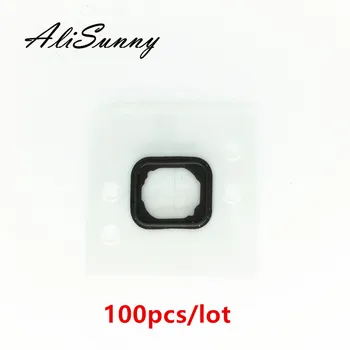 AliSunny 100 kozarcev Gumb Domov Holding Tesnilo za iPhone 6 6S Plus 6 G 4.7