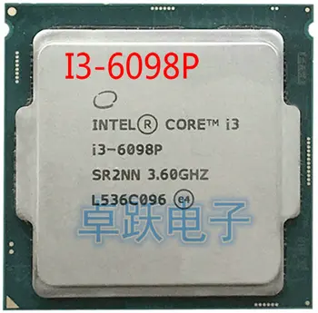 Intel I3-6098P Dual-Core 3.6 GHz LGA1151 CPU Procesor I3 6098P brezplačna dostava