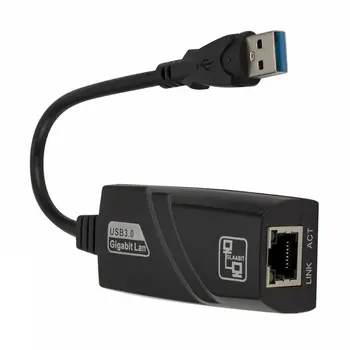 Žična USB 3.0, Da Gigabit Ethernet Plastičnih RJ45 LAN (10/100/1000) Mb / s Omrežna kartica Ethernet, Omrežna Kartica Za PC 1 Kos