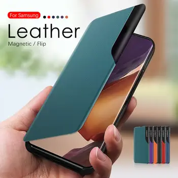360 Magnetni Flip Primeru Telefon Za Samsung Galaxy Note 20 Ultra Shockproof Težko Hrbtni Pokrovček Za Samsun Galaxi S20 Plus Note20 Oklep