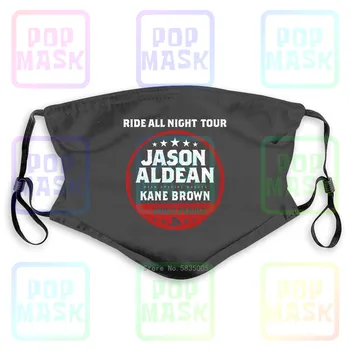 Anti Onesnaževanja Masko Novo Jason Aldean - Vozijo Vso Noč Tour Datumi 2019 Zamenljivi Filter Anti-PM2.5