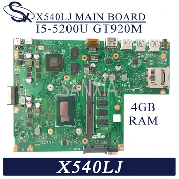 KEFU X540LJ Prenosni računalnik z matično ploščo za ASUS VivoBook F540LJ F540LA A540LJ A540L original mainboard 4 GB-RAM I5-5200U GT920M