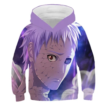 Moda Anime hoodie 3D tiskanih Naruto fantje in dekleta hoodie in majica vrh