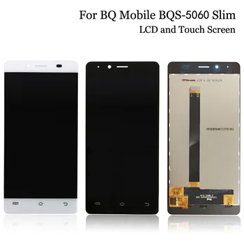 Original Za BQ Mobilne BQS-5060 BQS 5060 BQS5060 BQ-5060 BQ 5060 BQ5060 Silm Zaslon LCD+Touch Screen Montažo Senzorja