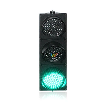 12V visoko svetlost Rdeča rumena zelena 8 palčni LED semafor 200mm z jasno pokrov