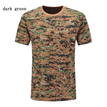 ZOGAA 9color Polyestr Moške Majice Kratek Rokav Maskirno Vojaško Prostem Priložnostne T-Shirt Natisnjeni Človek T-Shirt Kakovosti Vrhovi Tees