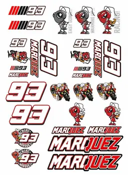 Čelada nalepke, Primerne za Marquez 93 Decals Nastavite 20 Nalepka Lepljena Repsol Honda