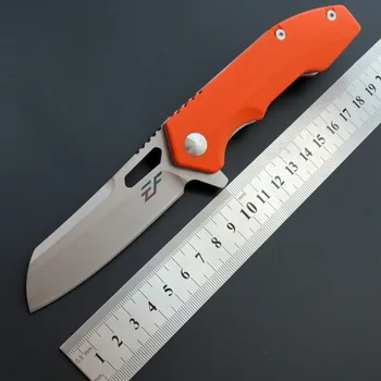 Eafengrow EF52 58-60HRC D2 Rezilo G10 Ročaj Zložljiv nož za Preživetje Taborjenje orodje Lov Žepni Nož taktično eos prostem orodje