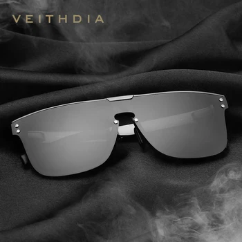 VEITHDIA blagovne Znamke Retro Aluminija sončna Očala Moda Polarizirana Vključevanje Objektiv Letnik Očala Pripomočki sončna Očala Za Moške 6881