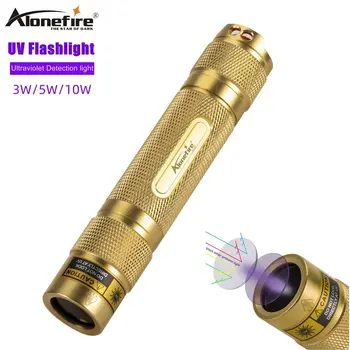 Alonefire SV007 UV svetilko 365nm Ultravijolično Blacklight Detektor Pet Madeže Urina Detektor Scorpion Lov Marker Checker