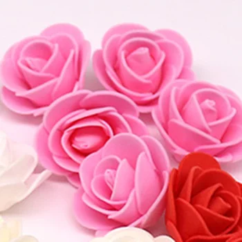 500Pcs/Veliko Te Rože So se Uporabljajo Za Dekoriranje Flores umetnih Dekorativni Vrtnice Glavo Rose Nosi Poročni Hiša Umetne Rože