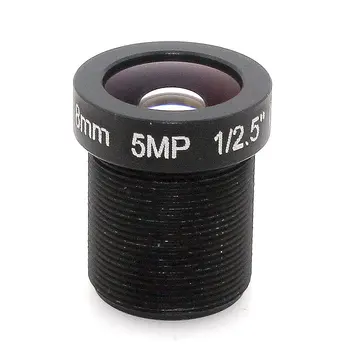 5MP 8 mm HD CCTV Objektiv Za Varnost IP Kamero F2.0 M12 Gori Omejeno Iris Format 1/2.5