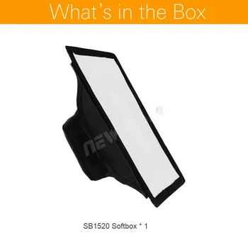 Godox SB15*20 Univerzalno 15x20cm Bliskavica Difuzor Zložljive Softbox Za bliskavice
