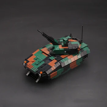 Nova Vojaška Tehnika Orožje Vojske nemški 8×8 Tank Nosilec Cheetah M113 Oklepna vozila gradniki WW2 Opeke Igrače Pred prodajo