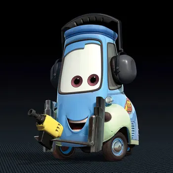 Disney Pixar Cars 2 3 Viličarja Mini Modra Guido Strela McQueen Kovinski Model Igrača Vozila 1:55 Darila Za Otroke